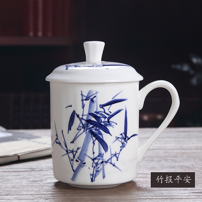 景德鎮青花陶瓷茶杯定做