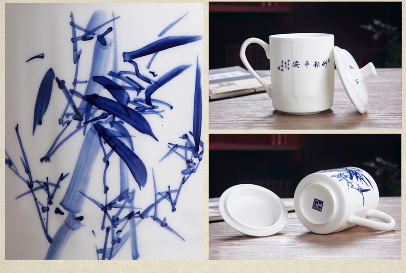 景德鎮青花陶瓷茶杯定做