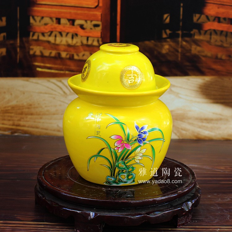 景德鎮陶瓷4斤泡菜壇子