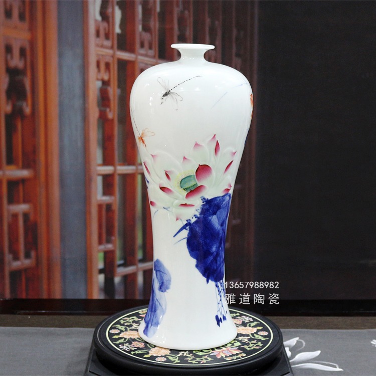 簡約家居陶瓷花瓶擺件（手繪清香）