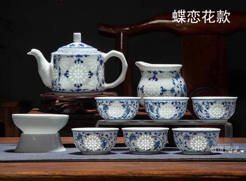 高檔功夫茶具套裝（景德鎮玲瓏瓷茶具）(圖11)