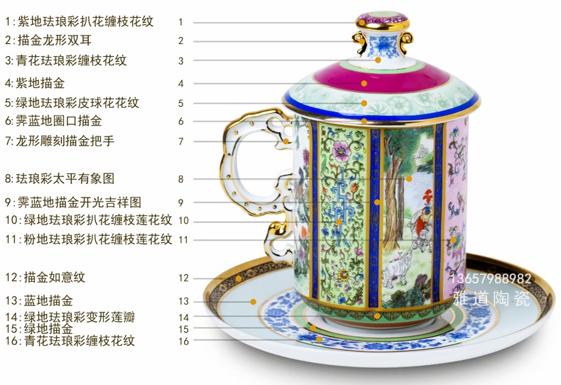 男士高檔茶杯（景德鎮高檔瓷茶杯十大排行）(圖6)
