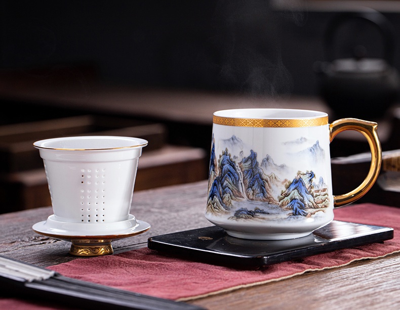 男士高檔茶杯（景德鎮高檔瓷茶杯十大排行）(圖2)