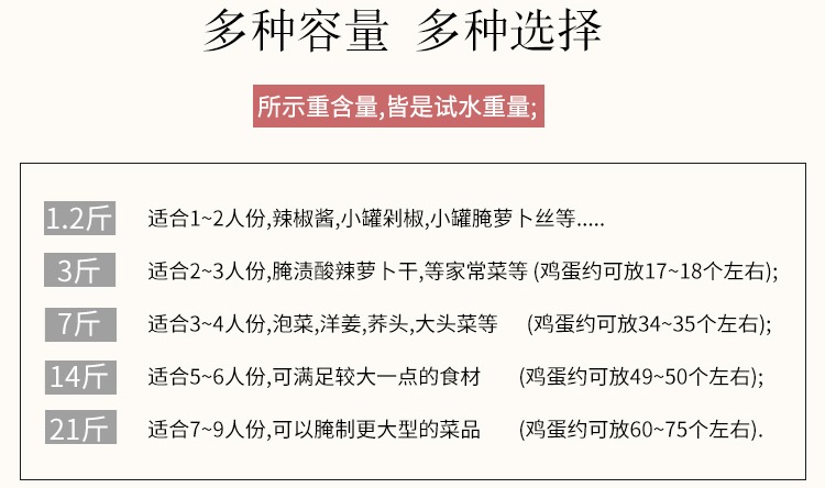 景德鎮事事如意高檔陶瓷泡菜壇子