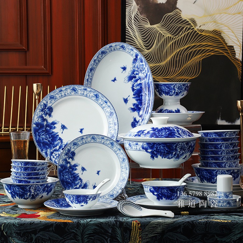 56頭陶瓷餐具