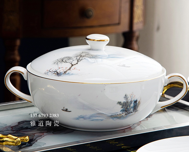 中式骨瓷餐具套裝（58頭江灣人家）