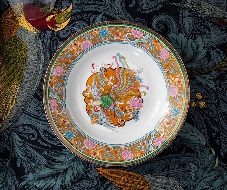60頭禮品陶瓷餐具套裝（鳳凰）